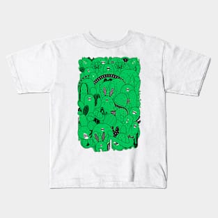 Cactus Obsession Doodle Kids T-Shirt